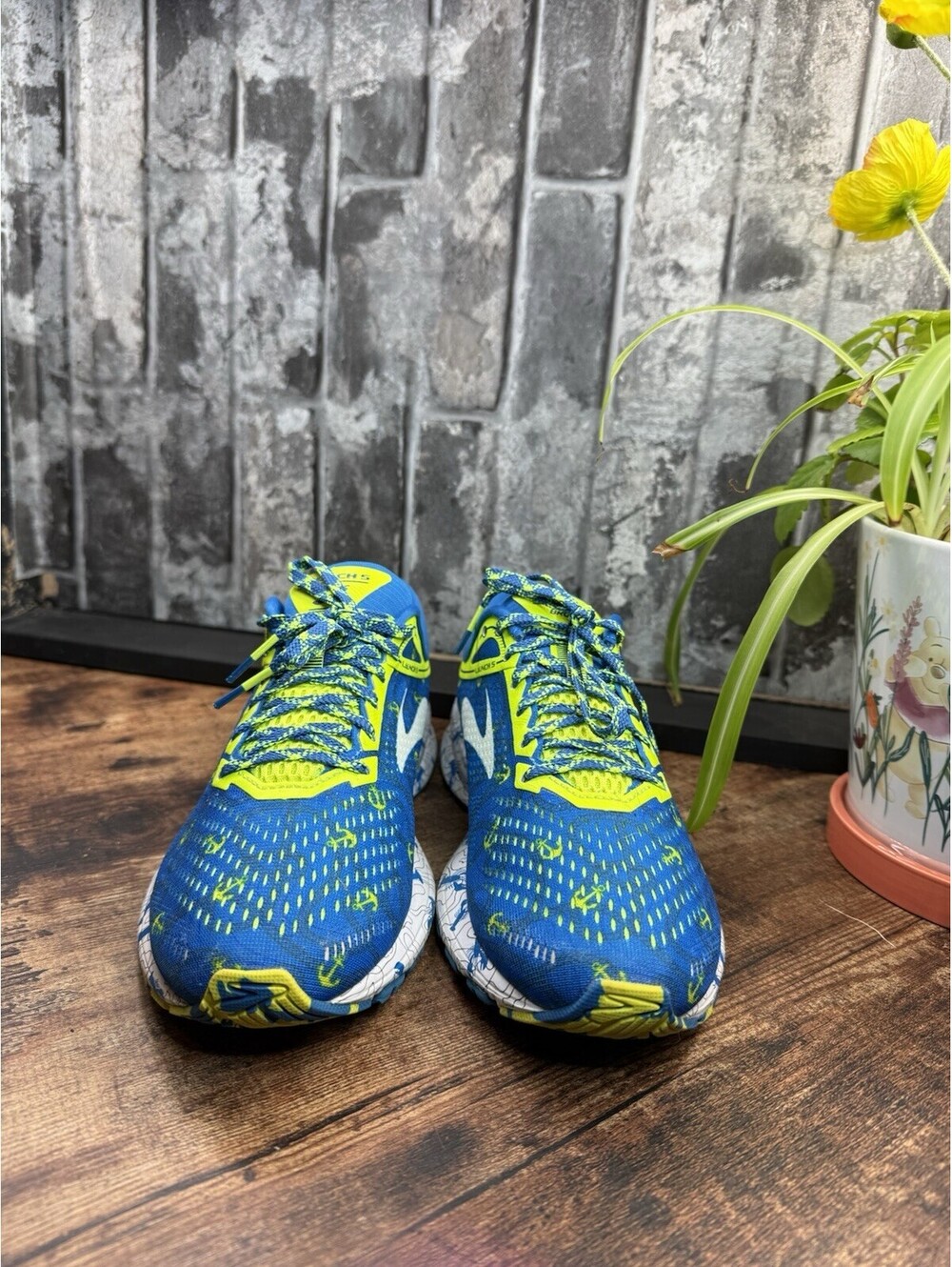 Brooks Launch 5 Boston Marathon Blue Lace-Up Men's Sneaker 1202661B417 - Picture 4 of 7